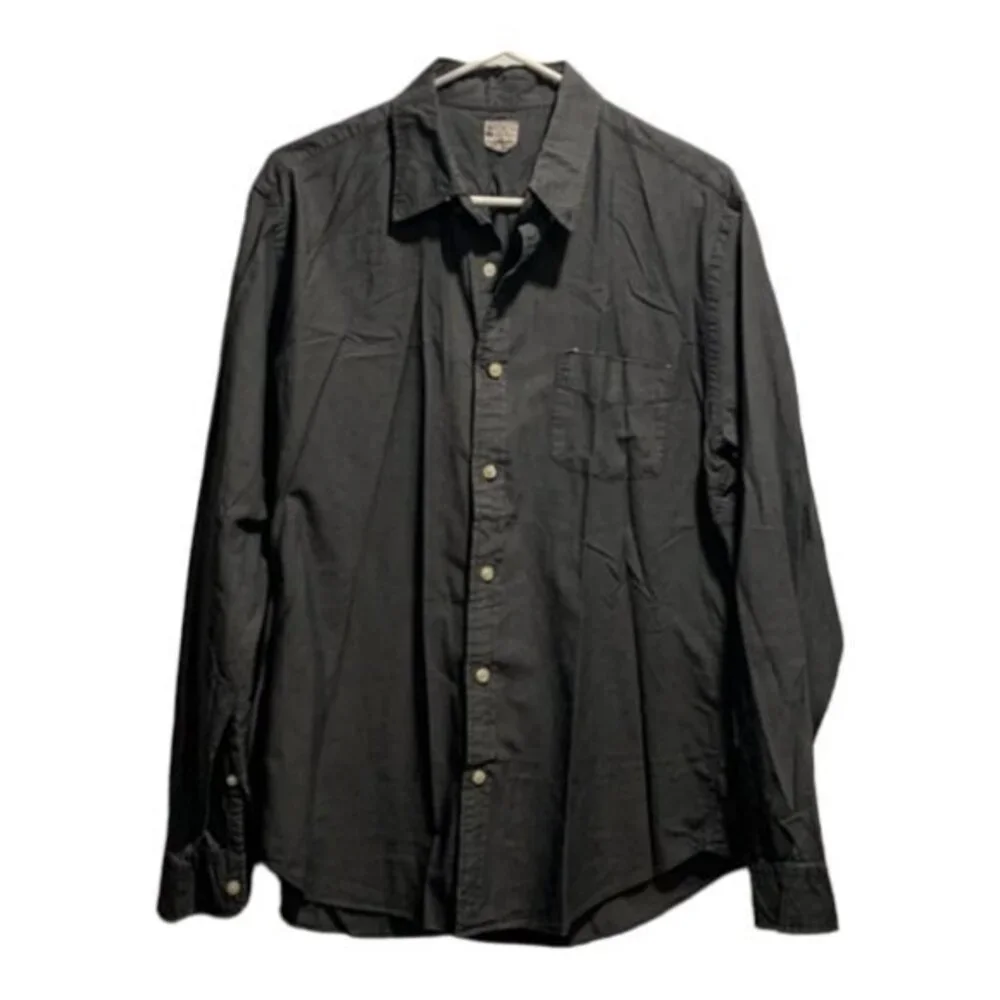 J. Crew Men’s Surwashed Oxford Casual Button Down Shirt Size Large GUC #7903